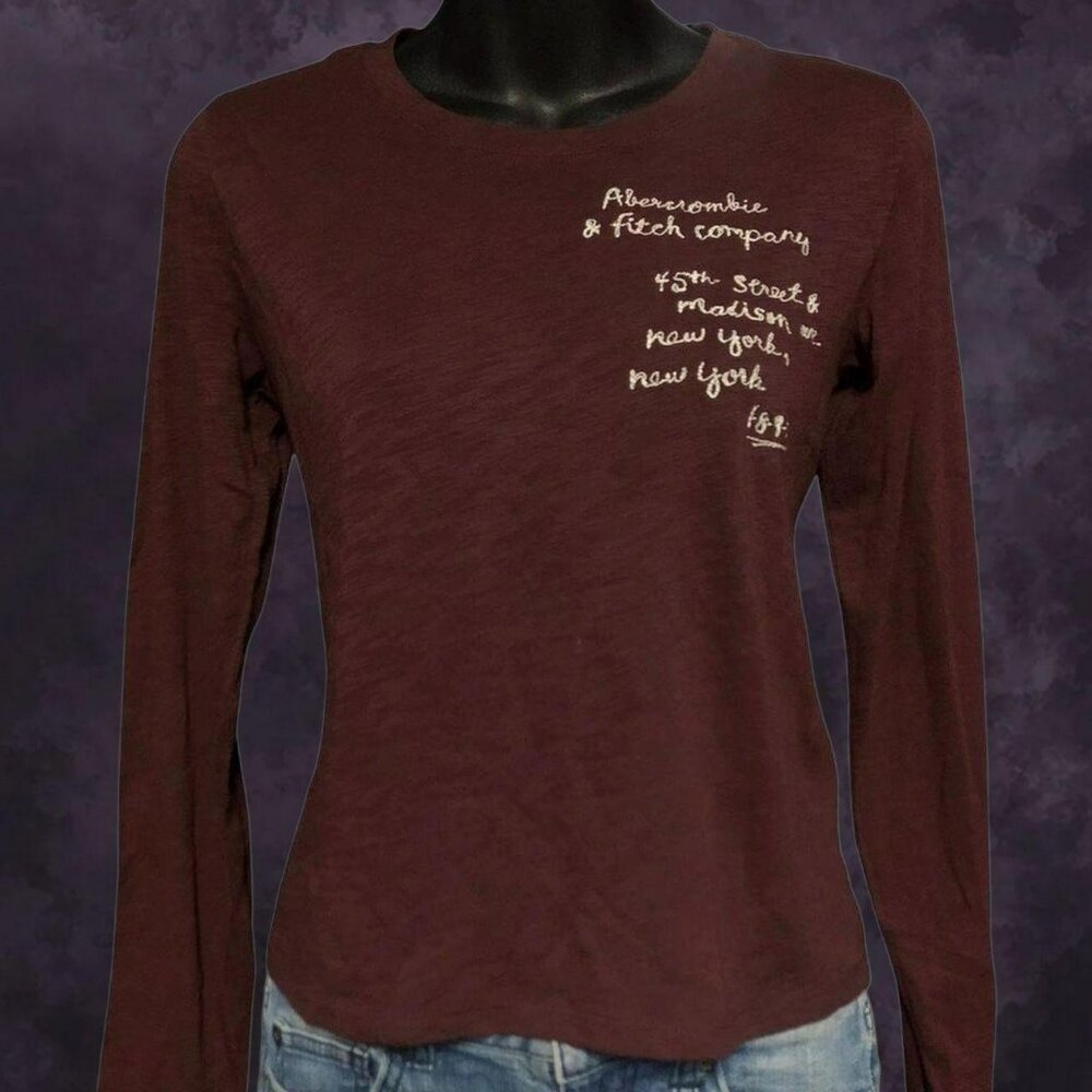 Abercrombie Burnout Crop Top